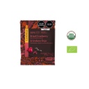 Arándano rojo deshidratado cubierto con chocolate 55 % Cacao 20 g/Orgánico/ Sachet/Caja x 16