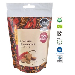 Castañas Amazónicas Tostadas con Ají Orgánico 100g